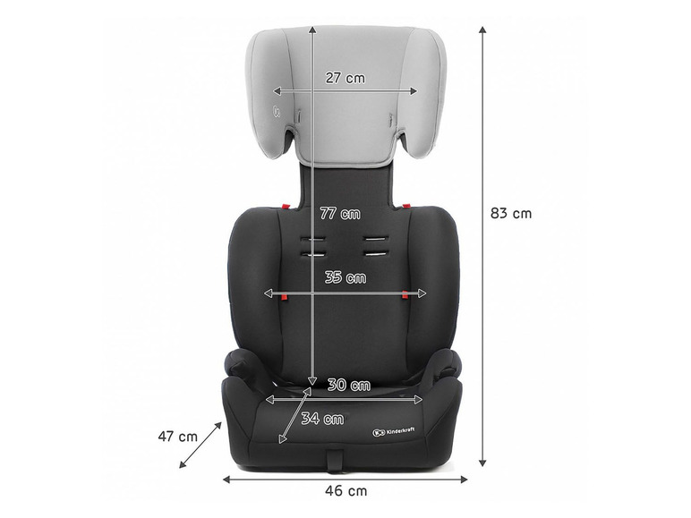  Zobrazit na celou obrazovku Kinderkraft Dětská autosedačka Concept, sk. I–III, 9–36 kg - Obrázek 22