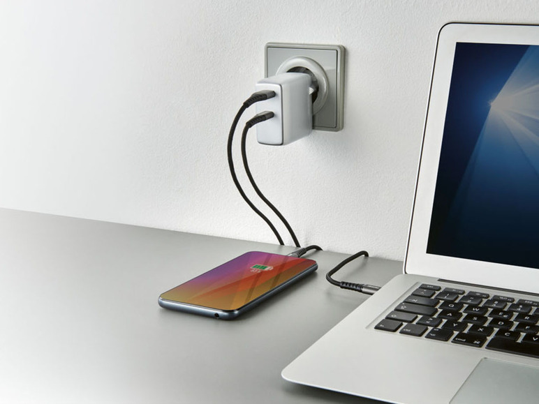  Zobrazit na celou obrazovku TRONIC® Duální power nabíječka USB-C PD 60W, GaN - Obrázek 6