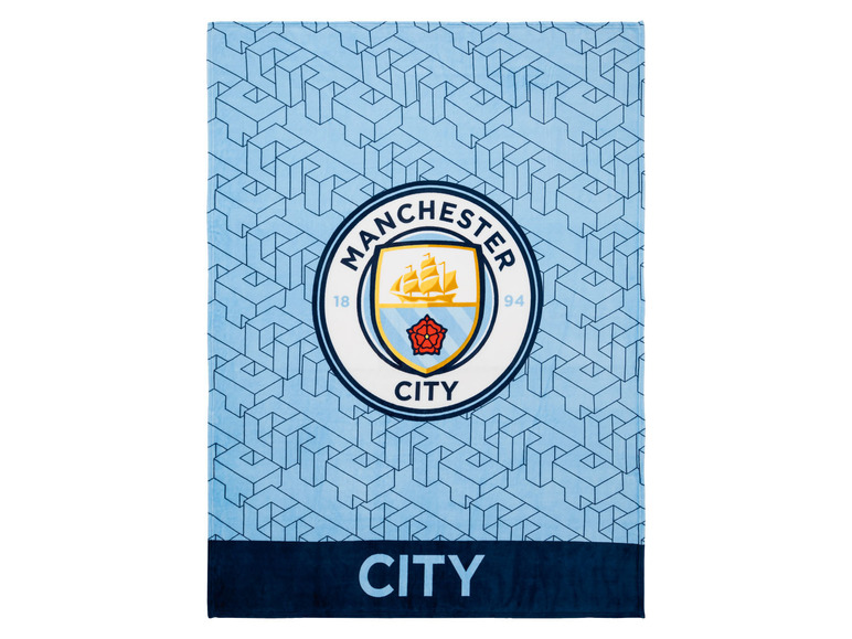  Zobrazit na celou obrazovku Hebká deka Manchester City, 150 x 200 cm - Obrázek 1