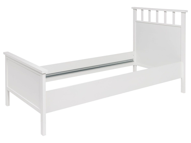  Zobrazit na celou obrazovku LIVARNO LIVING Rám postele Stockholm, 90 x 200 cm, bílý - Set component 1/2 - Obrázek 1