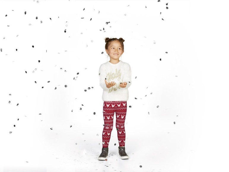  Zobrazit na celou obrazovku lupilu® Dívčí vánoční pletené legíny - Obrázek 3