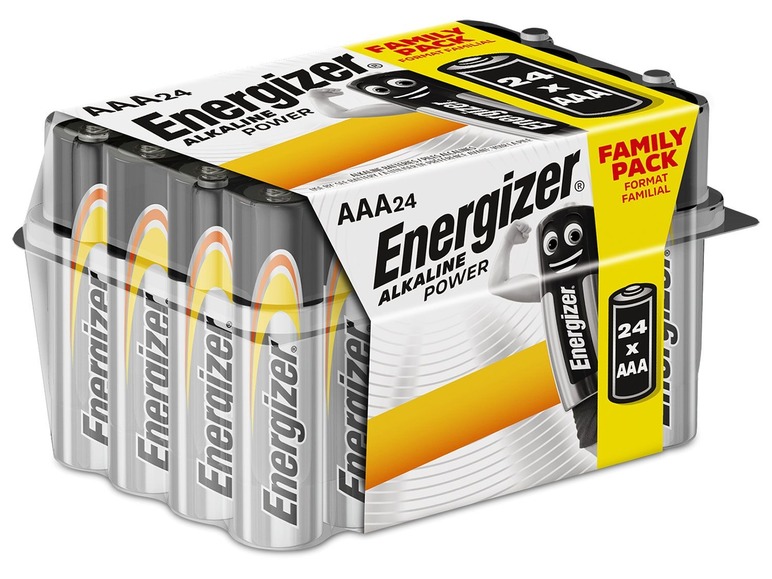  Zobrazit na celou obrazovku Energizer Alkaline Power Battery Box AAA, 24 kusů - Obrázek 1