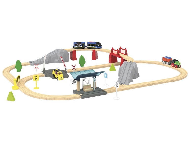  Zobrazit na celou obrazovku Playtive JUNIOR Dřevěná železnice - Obrázek 1