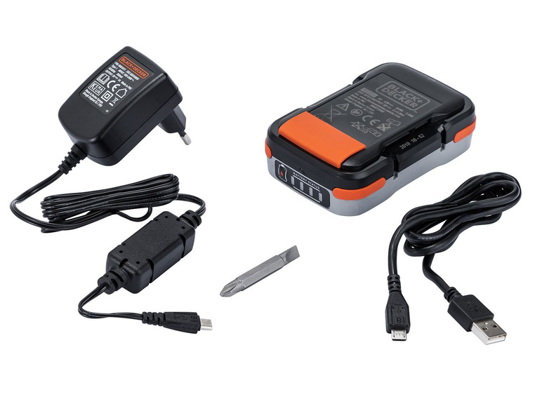  Zobrazit na celou obrazovku Black & Decker Aku šroubovák BCDD12S1 12 V / 1,5 Ah - Obrázek 3