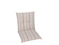 Béžové pruhované polštáře na židle pro venkovní použití
