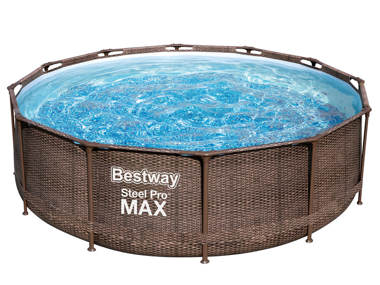  Zobrazit na celou obrazovku Bestway Bazén Steel Pro Max™ DELUXE SERIES™ s filtračním zařízením a schůdky, Ø 3,66 x 1 m - Obrázek 2