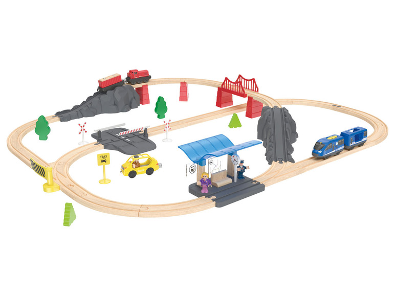  Zobrazit na celou obrazovku Playtive Dřevěná železniční doprava / Hasiči - Obrázek 2