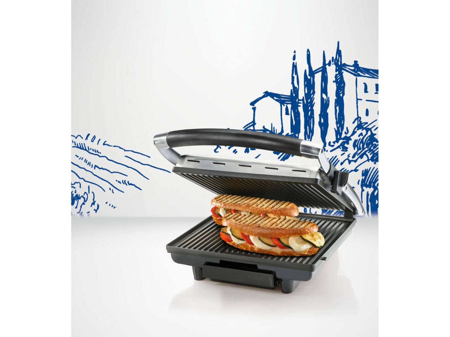 SILVERCREST Panini gril SPM 2000 D2 Lidl.cz