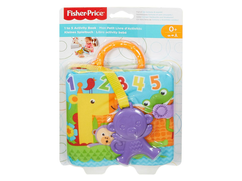  Zobrazit na celou obrazovku Fisher-Price Měkká knížka se zvířátky - Obrázek 1