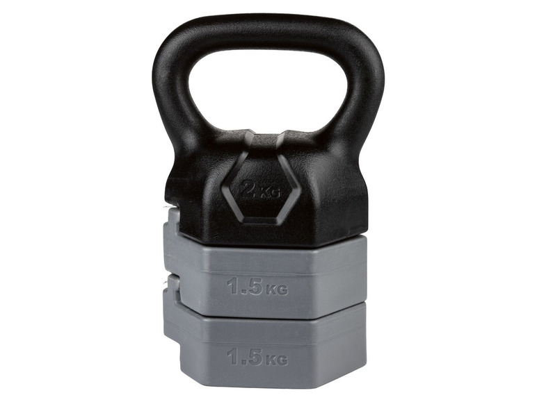  Zobrazit na celou obrazovku CRIVIT Sada činek se závažím kettlebell, 5 kg - Obrázek 7