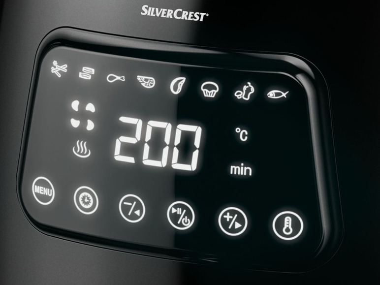  Zobrazit na celou obrazovku SILVERCREST® Digitální horkovzdušná fritéza SHF 1400 A1 - Obrázek 3