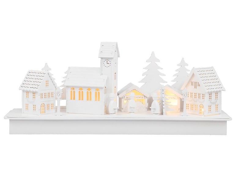 Zobrazit na celou obrazovku Melinera LED svícen / vánoční vesnička - Obrázek 4