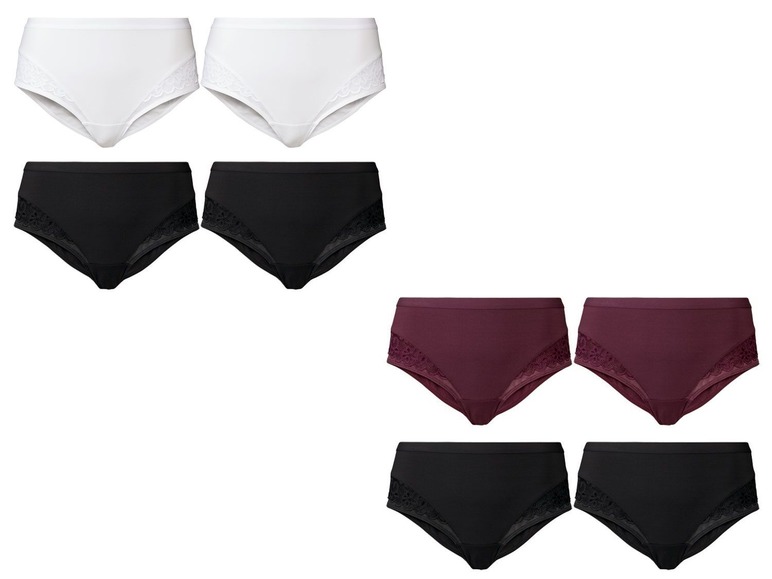  Zobrazit na celou obrazovku ESMARA® Lingerie Dámské kalhotky, 4 kusy - Obrázek 1