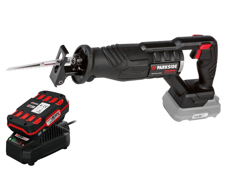  Zobrazit na celou obrazovku PARKSIDE PERFORMANCE® Aku pila ocaska PSSAP 20-Li C3, 2 Ah - Obrázek 1