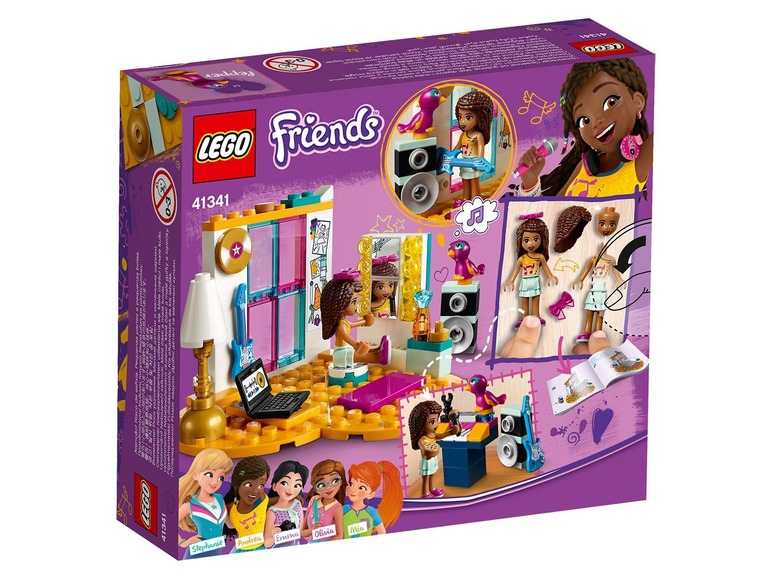  Zobrazit na celou obrazovku LEGO® Friends 41341 Andrea a její pokojíček - Obrázek 1