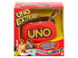 Hra UNO Extreme s kartami, světly a zvuky.