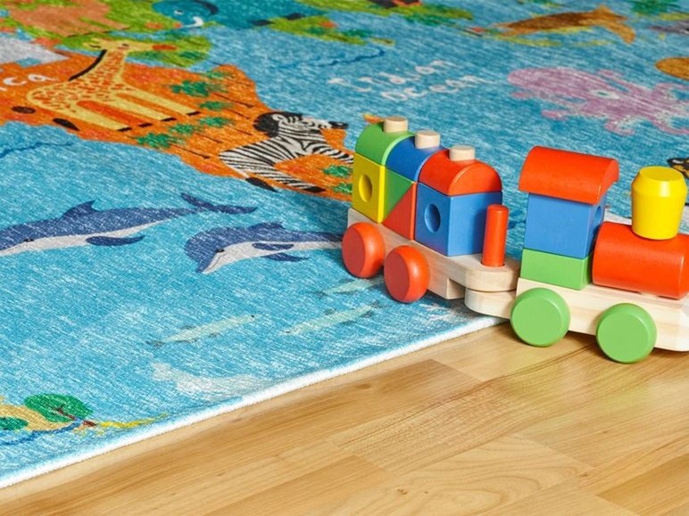  Zobrazit na celou obrazovku Obsession Dětský koberec Torino Kids 233 World Map - Obrázek 3