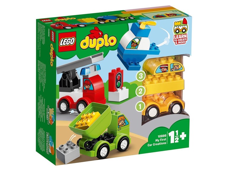  Zobrazit na celou obrazovku LEGO® DUPLO® 10886 Moje první vozidla - Obrázek 1