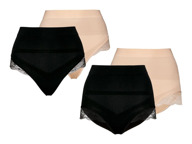  Zobrazit na celou obrazovku ESMARA® Lingerie Dámské tvarující kalhotky, 2 kusy - Obrázek 1