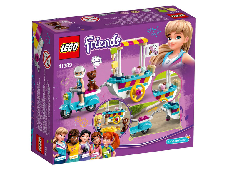  Zobrazit na celou obrazovku LEGO® Friends 41389 Pojízdný zmrzlinový stánek - Obrázek 2