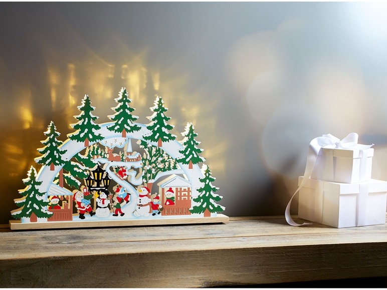  Zobrazit na celou obrazovku Melinera LED svícen / vánoční vesnička - Obrázek 7