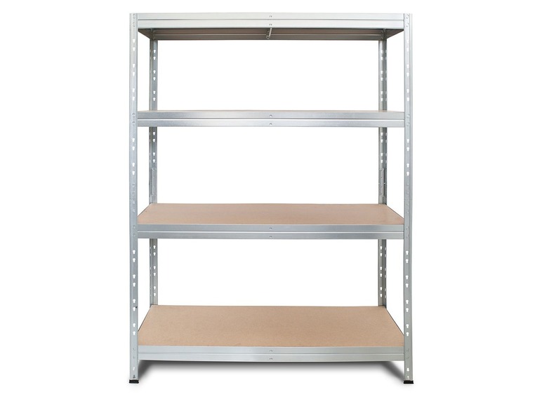  Zobrazit na celou obrazovku AR SHELVING Vysokozátěžový regál se 4 policemi Rivet, 180 x 120 x 45 cm - Obrázek 1