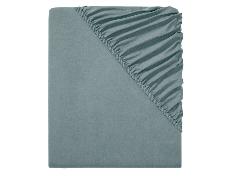  Zobrazit na celou obrazovku LIVARNO home Žerzejové napínací prostěradlo, 180 – 200 x 200 cm - Obrázek 3
