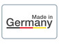 Logo s textem 'Made in Germany' a německou vlajkou.