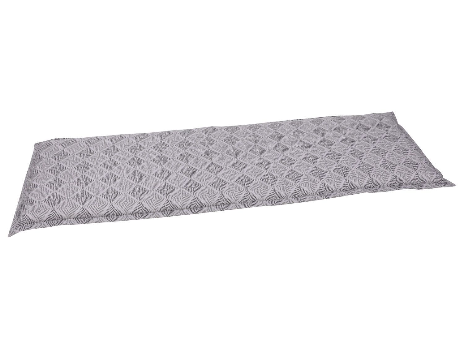 Go-De Textil Sada zahradních podsedáků Raute (podsedák na lavici, 3 místa k sezení, šedá)