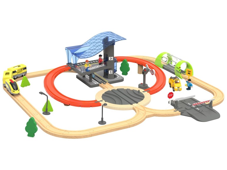  Zobrazit na celou obrazovku Playtive JUNIOR Dřevěná železnice budoucnost - Obrázek 1