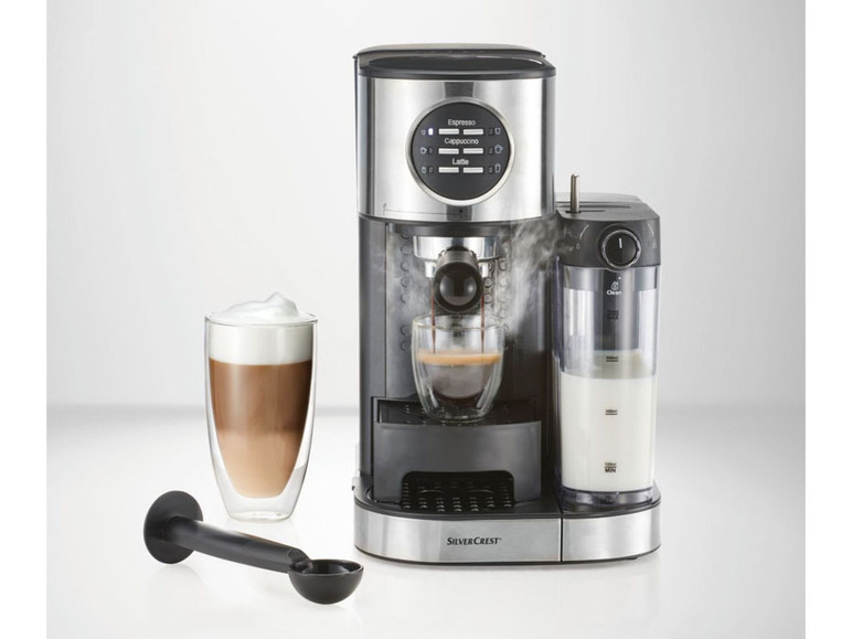  Zobrazit na celou obrazovku SILVERCREST® Espresso kávovar s napěňovačem mléka SEMM 1470 A2 - Obrázek 5