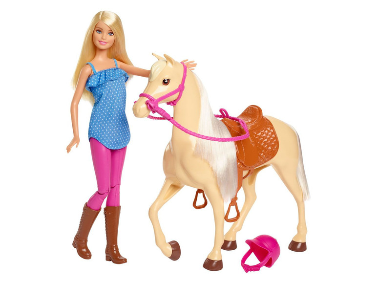  Zobrazit na celou obrazovku Barbie Kůň s panenkou - Obrázek 2