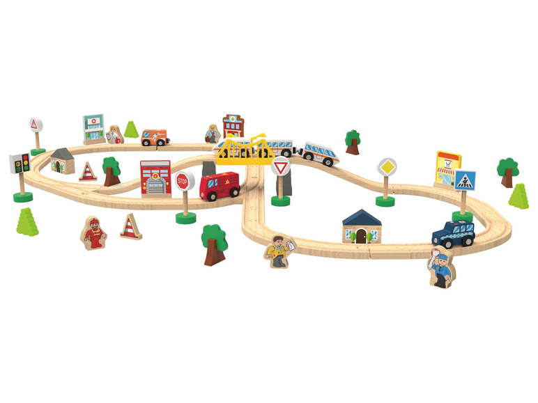  Zobrazit na celou obrazovku Playtive Dřevěná železnice - Obrázek 3