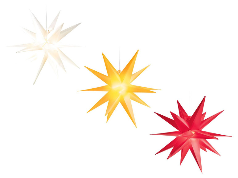  Zobrazit na celou obrazovku Melinera LED svíticí hvězda - Obrázek 1