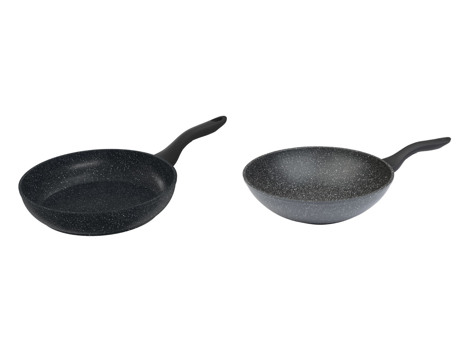 ERNESTO® Hliníková pánev 28 cm / Pánev Wok 28 cm, ILAG® Granistone HL