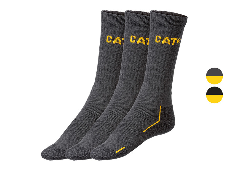  Zobrazit na celou obrazovku Caterpillar Pánské pracovní ponožky, 3 páry - Obrázek 1