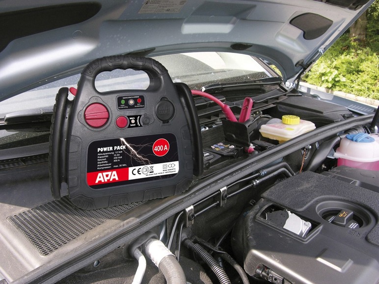  Zobrazit na celou obrazovku APA Pomocné startovací zařízení Power Pack 250 A s kompresorem - Obrázek 4