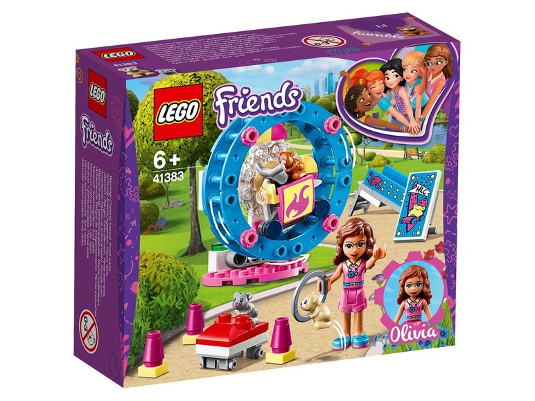  Zobrazit na celou obrazovku LEGO® Friends 41383 Hřiště pro Oliviiny křečky - Obrázek 1