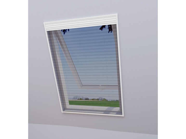 Zobrazit na celou obrazovku wip Ochrana proti hmyzu a slunci na střešní okno 2 v 1, bílá - Obrázek 3