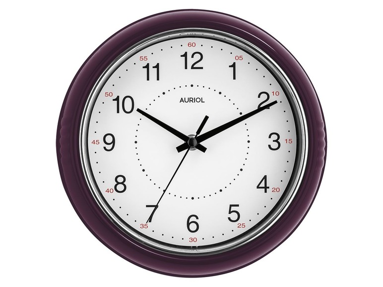  Zobrazit na celou obrazovku AURIOL® Retro nástěnné hodiny - Obrázek 2