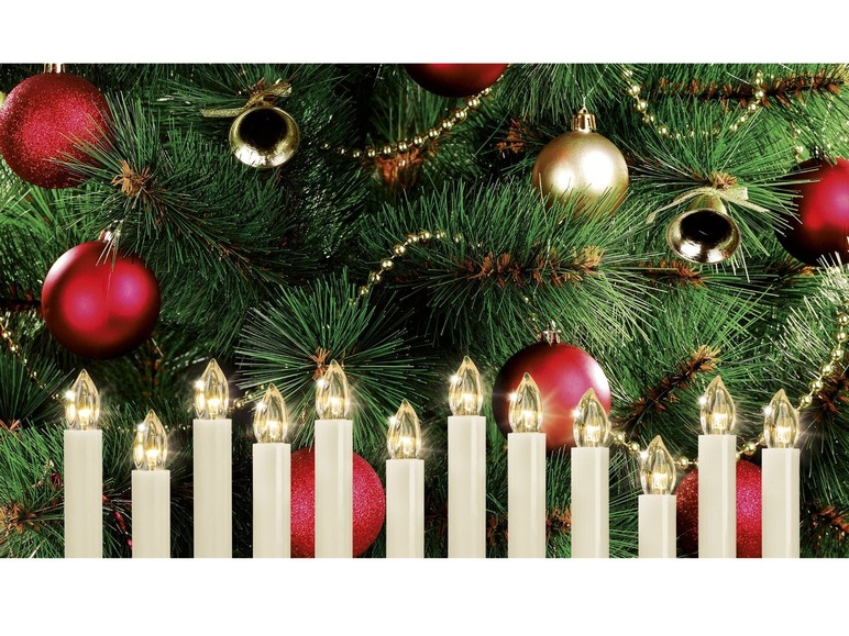  Zobrazit na celou obrazovku Melinera LED svíčky na vánoční stromek - Obrázek 4