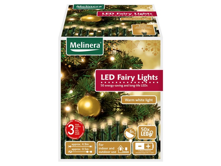  Zobrazit na celou obrazovku Melinera Světelný LED řetěz - Obrázek 2