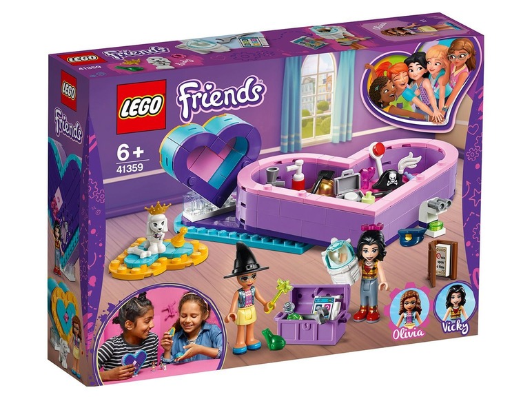  Zobrazit na celou obrazovku LEGO® Friends 41359 Sada srdíčkových krabiček přátelství - Obrázek 1
