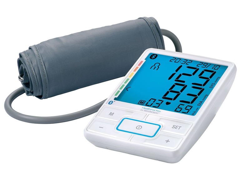  Zobrazit na celou obrazovku SILVERCREST® PERSONAL CARE Měřič krevního tlaku s Bluetooth® SBM 69 - Obrázek 1