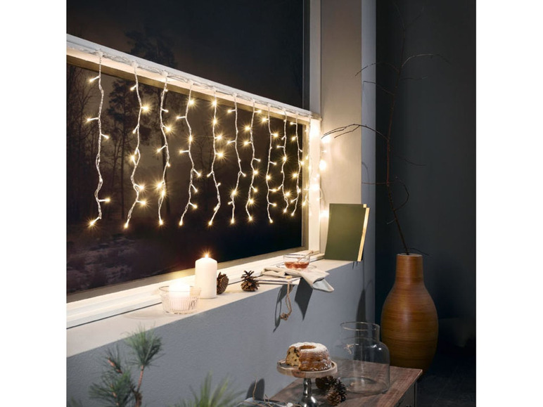  Zobrazit na celou obrazovku Melinera Světelný LED závěs / Světelná LED síť - Obrázek 11
