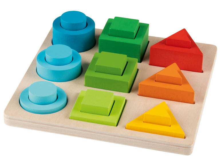  Zobrazit na celou obrazovku Playtive Dřevěná duhová motorická hračka Montessori - Obrázek 12