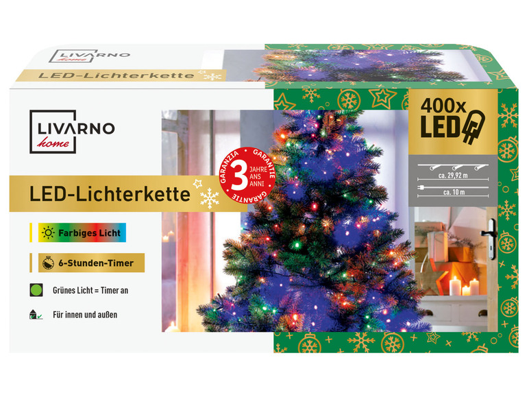  Zobrazit na celou obrazovku LIVARNO home Světelný LED řetěz - Obrázek 4