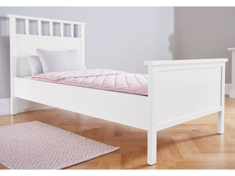  Zobrazit na celou obrazovku LIVARNO LIVING Rám postele Stockholm, 90 x 200 cm, bílý - Set component 1/2 - Obrázek 4
