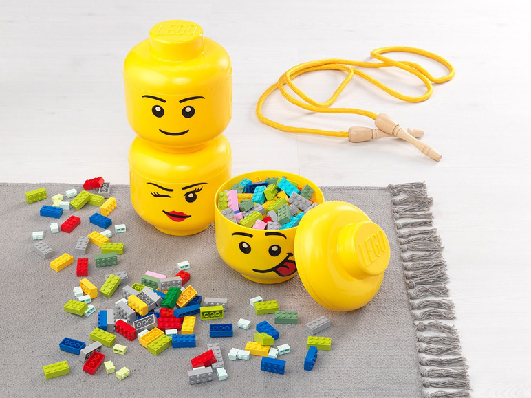  Zobrazit na celou obrazovku Úložný box, Lego hlava - Obrázek 2