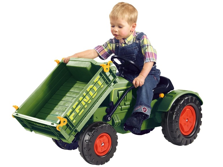  Zobrazit na celou obrazovku Big Šlapací traktor Fendt s vyklápěcí plošinou 56551 - Obrázek 1